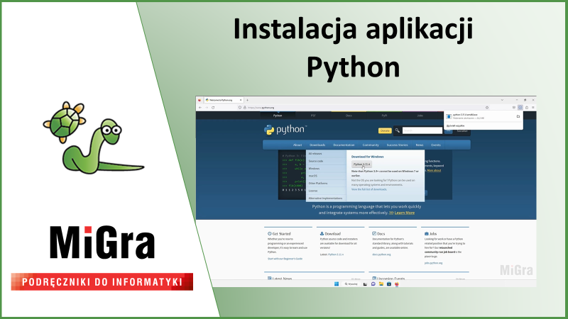 Instalacja aplikacji Python